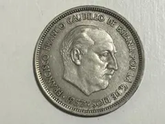 旧貨幣 ドミニカ共和国銀貨1/2ペソ(1961年)KM21 銀品位900 - メルカリ