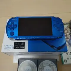 PSP3000　箱付き本体　メモリスティック　充電ケーブルセット