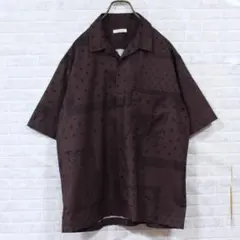 ペイズリー バンダナ 総柄 半袖 オープンカラーシャツ L アーバンコレクションのサムネイル