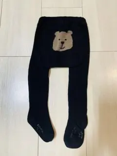 babyGap ベビータイツ 12-24m ブラック クマデザイン