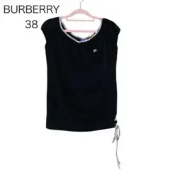 バーバリーブルーレーベル トップス Tシャツ カットソー ノバチェック リボン