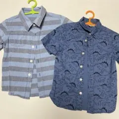 半袖シャツ(H&M.ノーブランド)2枚セット