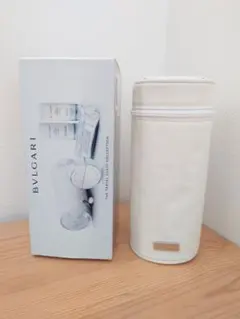 ★BVLGARI/ブルガリ Parfums 円筒型 ポーチ★美品 収納ケース