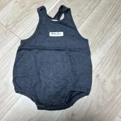 MOTHER GOOSE ダークグレー ロンパース