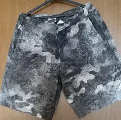adidas カモフラージュ ショートパンツ Oサイズ