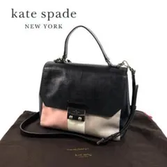 【美品】Kate Spade 2way ハンドバッグ シルバー金具 保存袋付き