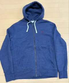 90s Polo Ralph Lauren Navy Zip Hoodie XL - メルカリ