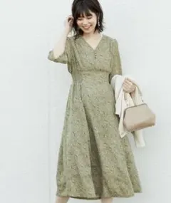 は*る様 natural couture ＊ レトロフラワーワンピース