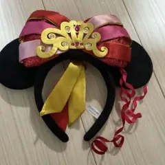 即日発送　ディズニー35周年カチューシャ　ミニー　リボン