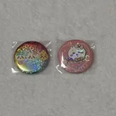 【新品未開封】　ちいかわ　ホログラム　缶バッジ　2点セット　まじかるちいかわ