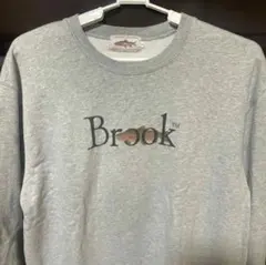 Brook ロゴスウェット Ｌ トレーナー 美品