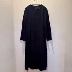 【美品】UNTITLED 黒ワンピース 4L 大きいサイズ 上品 フォーマル