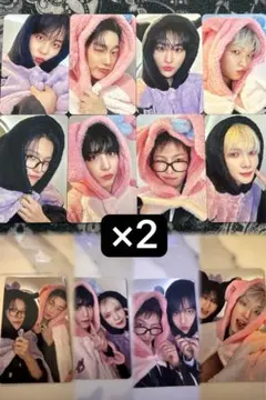 ATEEZ makestar トレカ8枚×2➕ユニット4枚×2 セット