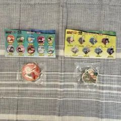 くら寿司　サカモトデイズ　缶バッジ 坂本太郎A、　ラバーチャーム 坂本太郎B