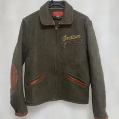 ウール　レザー　ライダースジャケットINDIAN MOTOCYCLE 38