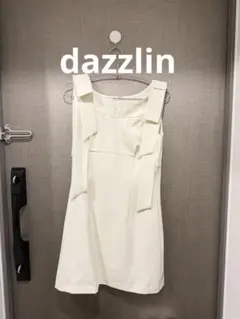 【最終処分セール】dazzlin 2WAYショルダーリボンミニワンピース