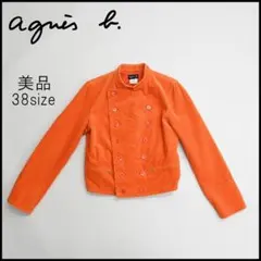 ■ 47547★冬 アニエスベー ジャケット コーデュロイ オレンジ
