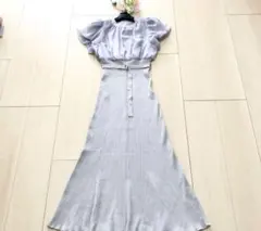 新品♡ジルバイジルスチュアート　ブラウスドッキングワンピース　ベルト　ブルー　M