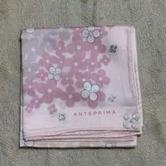 【未使用】アンテプリマ ハンカチ 花①のサムネイル