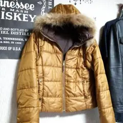 平成ギャル 00s ファーダウンジャケット フェアリーグランジ y2k Lサイズ