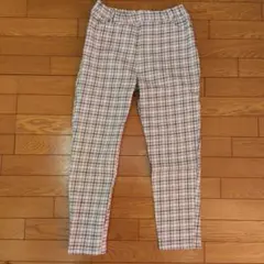 チェック柄 カジュアルパンツ Lサイズ