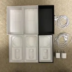 iPhone 純正イヤフォン、純正USBアダプター各2個　iPhone7空箱3個