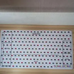 ポケモンカードゲーム ラバーハーフプレイマット モンスターボールデザイン