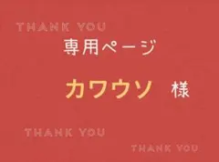 カワウソ様専用ページです。