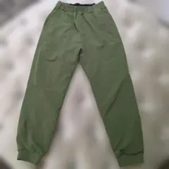 オリーブグリーン 長ズボン ウエストゴム