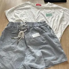 repipi armario ロゴ入りTシャツ Lサイズ ホワイトピンクラテ