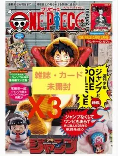 ワンピースマガジン 20号 ルフィ　プロモ　未開封　3冊