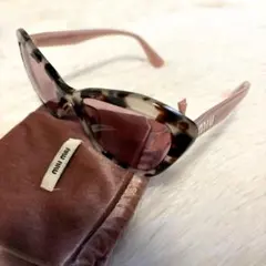kei様専用】miumiu キャットアイサングラス ブラウン - メルカリ