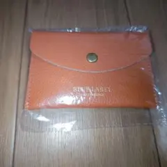 BIRDLABAL キャメルオレンジ レザー カードケース新品未使用