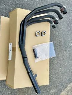 Z400FX ワンオフショート管 マフラー ブラックのサムネイル