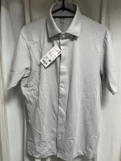 未使用品タグ付UNIQLOエアリズム ポロシャツ Sサイズ ライトグレー