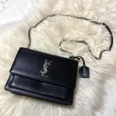 【美品】イブサンローラン チェーン ショルダーバッグ