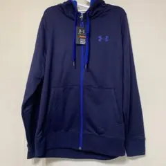 UNDER ARMOUR メンズ パーカー フルジップ L ネイビー 新品タ