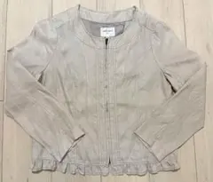 marie claire bis 麻混フリルジャケット 9ARのサムネイル
