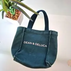 DEAN & DELUCA ダークグリーン トートバッグミニサイズ