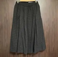 BEAMS BOY ビームスボーイ　レース　ロングスカート フレア ブラックのサムネイル
