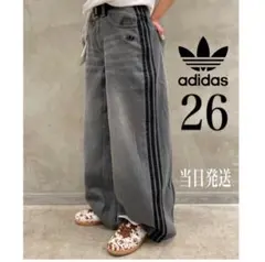 新品26】当日発送⭐️アディカラー デニム ADILENIUM パンツ　グレー