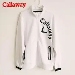 キャロウェイ Callaway メンズ LL 長袖ジャケット ジップアップ 白
