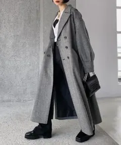 PAGEBOY ウィンタートレンチコート ブラック Mのサムネイル