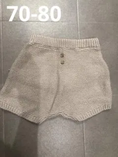 ★tete a teteのベージュフリル付きパンツ★