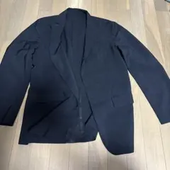 GU 黒 ウォッシャブルテーラードジャケット パンツ セットアップ M