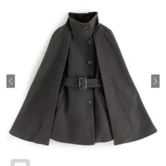 新品未使用❗️タグ付き❗️GRL ベルト付きハイネックケープスコートze749