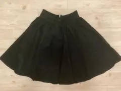 Ehyphen world gallery フレアスカート　ダークグリーン