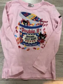 ミキハウス MIKI HOUSE ダブルビー　長袖Tシャツ　ロンT