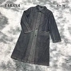 【極美品】TABASA デニムコート ラメ コットン 36 S〜M