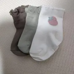 ベビー靴下 3足セット　プティマイン